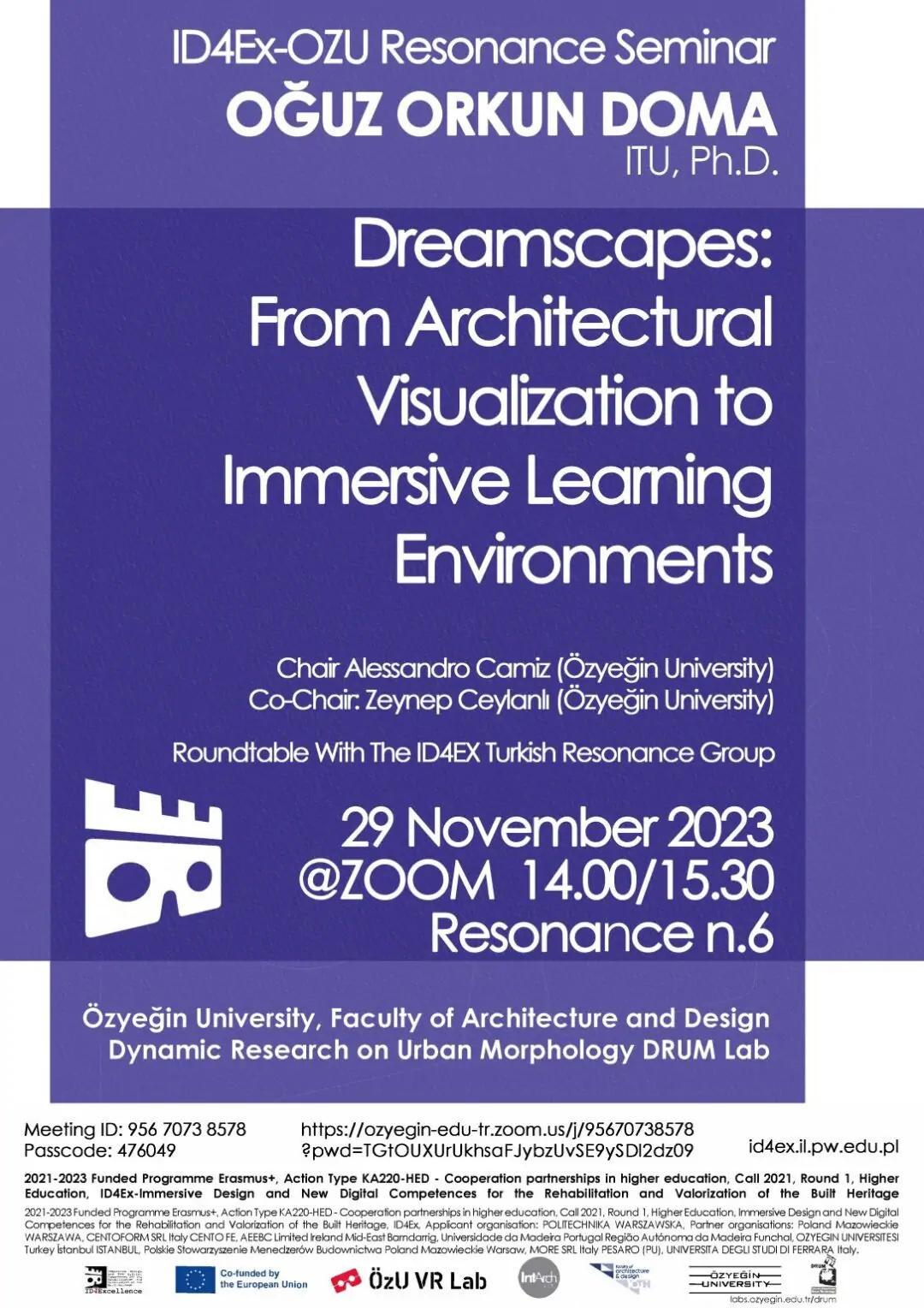 Dreamscapes: From Architectural Visualization to Immersive Learning Environments